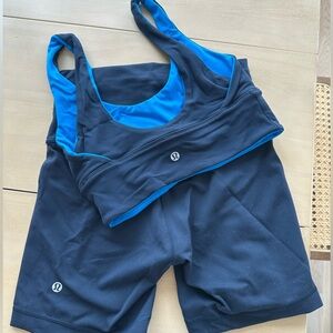 NEW LISTING Previous order cancelled by buyer
Lululemon Blue Bike Short Set